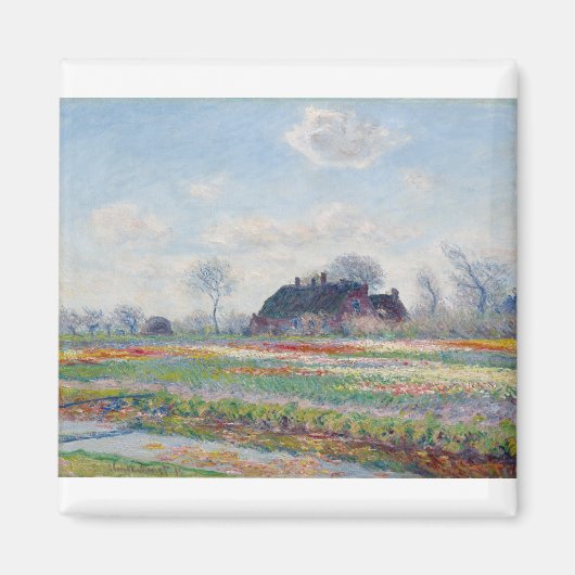 Tulip Fields op Sassenheim door Claude Monet Magneet (Voorkant)