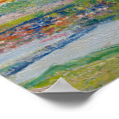 Tulip Fields op Sassenheim door Claude Monet Poster (Hoek)