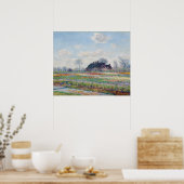 Tulip Fields op Sassenheim door Claude Monet Poster (Keuken)