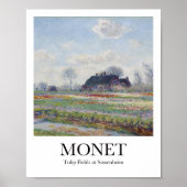 Tulip Fields op Sassenheim door Claude Monet Poster (Voorkant)
