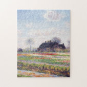 Tulip Fields Sassenheim Haarlem Monet Fine Art Legpuzzel (Verticaal)