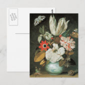 Tulip Floral Arrangement Fine Art Briefkaart (Voorkant / Achterkant)