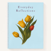 Tulip Floral Notebook | Everyday Reflections Notitieboek (Voorkant)