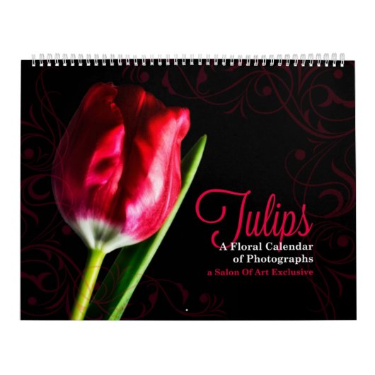 Tulip Floral tudens 12 maanden kalender GROOT (Hoes)