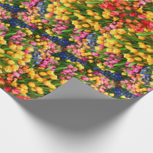 Tulip Flower galore gift Cadeaupapier (Hoek)