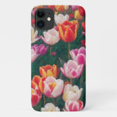 Tulip Flower Garden Art Sinaasappel Roze Telefoonh Case-Mate iPhone Case (Achterkant)