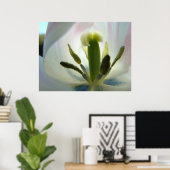 TULIP FLOWER INSIDE Art Print Spring Tulips Canvas (Thuiskantoor)