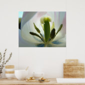 TULIP FLOWER INSIDE Art Print Spring Tulips Canvas (Keuken)