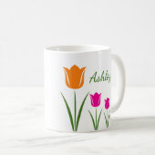 Tulip Flower Mugs Koffiemok (Voorkant rechts)