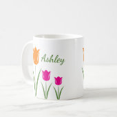 Tulip Flower Mugs Koffiemok (Voorkant links)