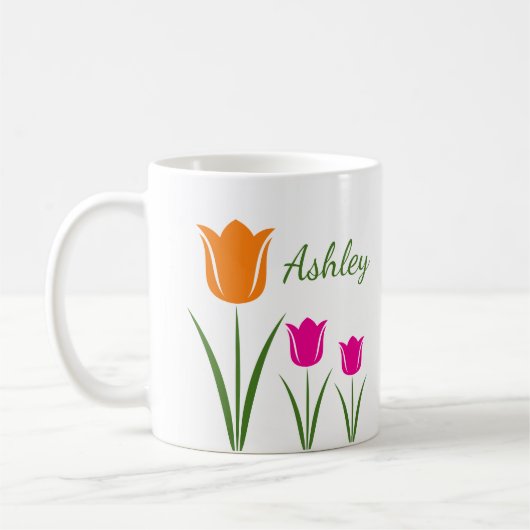 Tulip Flower Mugs Koffiemok (Links)