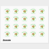 Tulip Flowers Administrative Professionals Day Ronde Sticker (Vel)