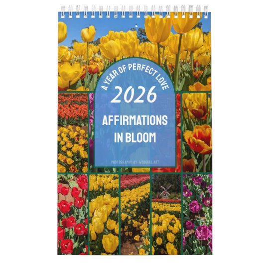 Tulip Flowers Affirmation New Beginnings Deep Love Kalender (Hoes)