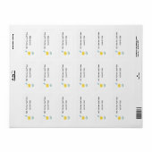 tulip flowers butterfly etiket (Full Sheet)