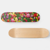 Tulip Flowers Garden Banner Persoonlijk Skateboard (Horizontaal)