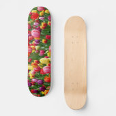 Tulip Flowers Garden Banner Persoonlijk Skateboard (Voorkant)