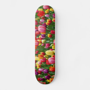 Tulip Flowers Garden Banner Persoonlijk Skateboard