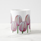 Tulip Flowers Jouw naam op maat Grote Koffiekop (Voorkant)