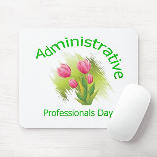 Tulip Flowers Muismat (Met muis)