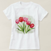 Tulip flowers t-shirt (Design voorkant)