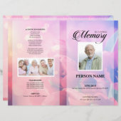 Tulip Funeral Sjabloon (Voorkant / Achterkant)