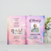 Tulip Funeral Sjabloon (Staand voorkant)