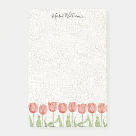 Tulip Garden 4x6 Post-it® Notes