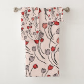 Tulip Garden Bad Handdoek (Insitu)