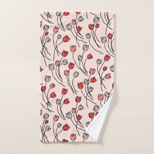 Tulip Garden Bad Handdoek (Handdoek)
