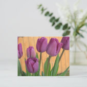 Tulip Garden Briefkaart (Staand voorkant)