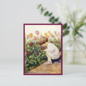 Tulip Garden Briefkaart (Staand voorkant)