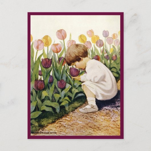 Tulip Garden Briefkaart (Voorkant)