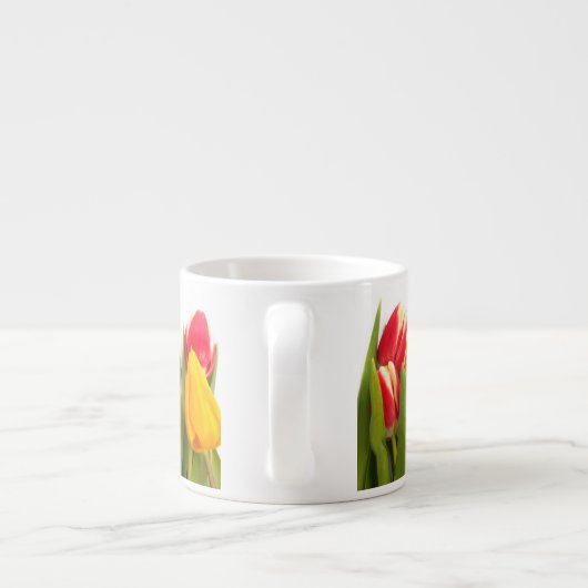 Tulip Garden Espresso Mok (Achterkant)