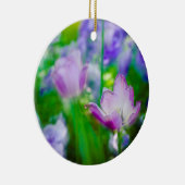 Tulip garden, Giverny, Frankrijk Keramisch Ornament (Rechts)