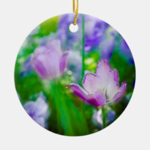 Tulip garden, Giverny, Frankrijk Keramisch Ornament