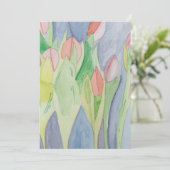 Tulip Garden Kaart (Staand voorkant)