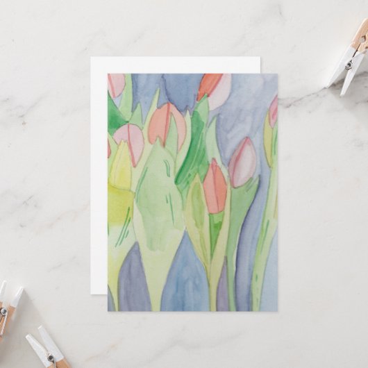 Tulip Garden Kaart (Voorkant / Achterkant in situ)