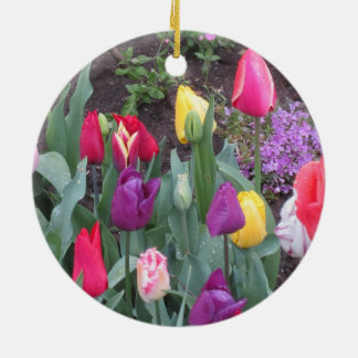 Tulip Garden Keramisch Ornament