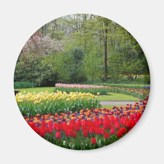 Tulip Garden Magneet (Voorkant)