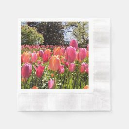 Tulip Garden Paper Napkin Servet