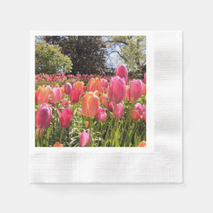Tulip Garden Paper Napkin Servet