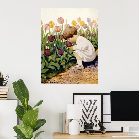 Tulip Garden Poster (Thuiskantoor)