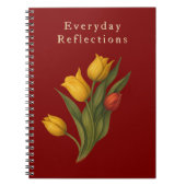 Tulip Garden Reflections — Luxe Journal Notitieboek (Voorkant)