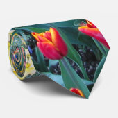 Tulip Garden Stropdas (Opgerold)