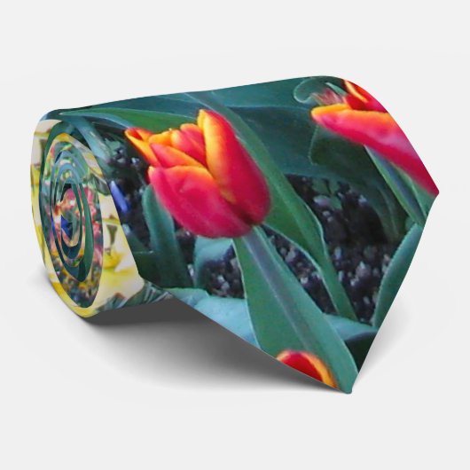 Tulip Garden Stropdas (Opgerold)