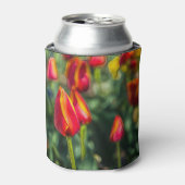 Tulip Garden Textured Blikjeskoeler (Blikje Voorkant)