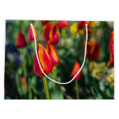 Tulip Garden Textured Groot Cadeauzakje (Achterkant)