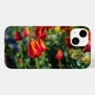 Tulip Garden Textured iPhone Case