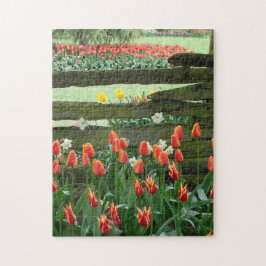 Tulip Gardens Puzzle, 11" x 14", 252 pieces Legpuzzel