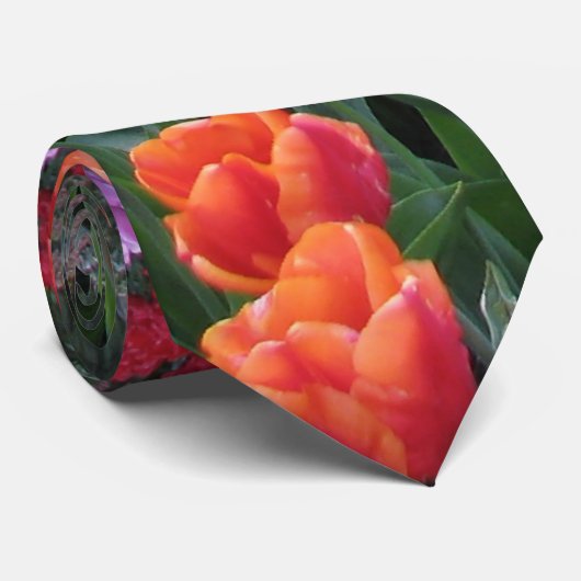 Tulip Gardens Stropdas (Opgerold)